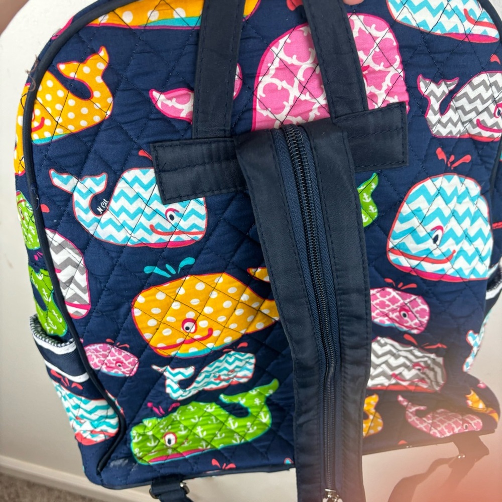 N.Gil narwhal colorful quilted backpack-EUC - Picture 9 of 11